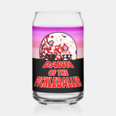 Morgendämmerung des Halloween-Horrors Zombie Dosenglas (Vorderseite)