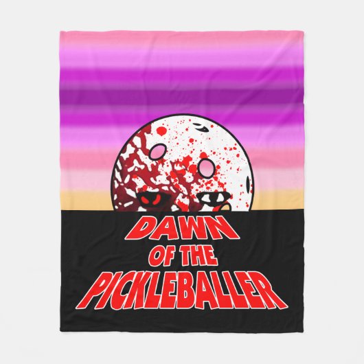 Morgendämmerung des Halloween-Horrors Zombie Fleecedecke (Vorderseite)