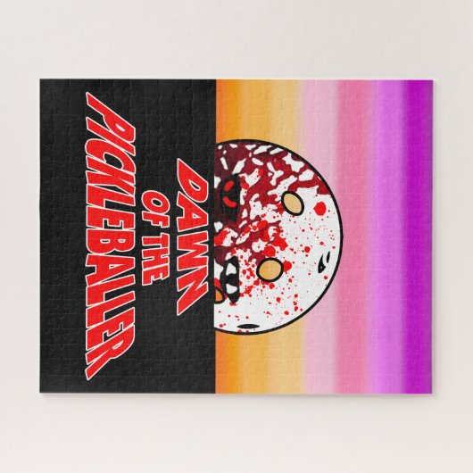 Morgendämmerung des Halloween-Horrors Zombie Puzzle (Horizontal)