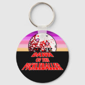 Morgendämmerung des Halloween-Horrors Zombie Schlüsselanhänger (Vorderseite)