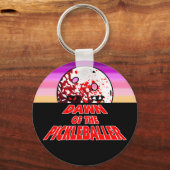 Morgendämmerung des Halloween-Horrors Zombie Schlüsselanhänger (Vorderseite)