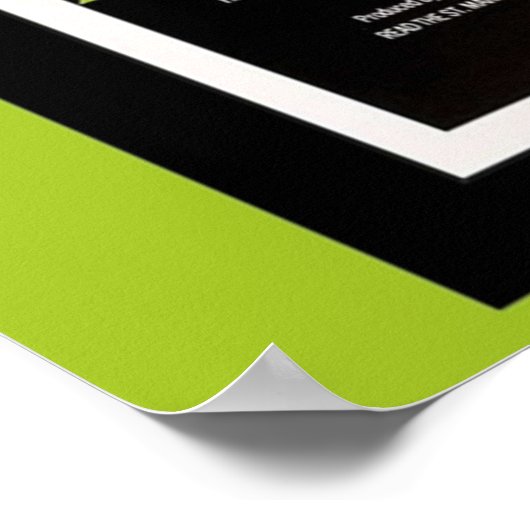 Morgendämmerung des Toten Vintag Poster (Ecke)