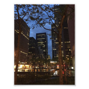 Morgendämmerung im Rockefeller Center NYC Architec Fotodruck