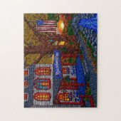 Morgendämmerung im Ye Olde Colonial Inn Puzzle (Vertikal)
