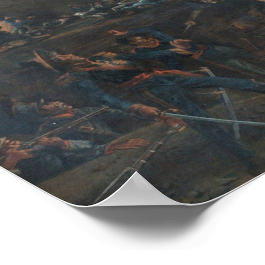 Morgendämmerung in Alamo Poster (Ecke)