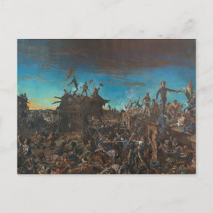 Morgendämmerung in Alamo Postkarte