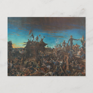 Morgendämmerung in Alamo Postkarte