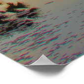 Morgendämmerung in Angkor Wat Poster (Ecke)