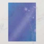 Morgendämmerung in Blauer Hochzeit Das Datum speic Save The Date (Rückseite)