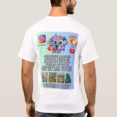 Morgendämmerung in Caribbean T-Shirt (Rückseite)