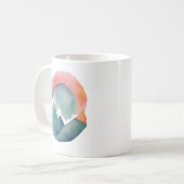 Morgendämmerung in den Bergen Kaffeetasse (Vorderseite Links)