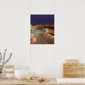 Morgendämmerung in der Hauptstraße von Bismarck, N Poster (Küche)