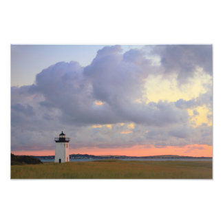 Morgendämmerung in Long Point Lighthouse, Provinz Fotodruck