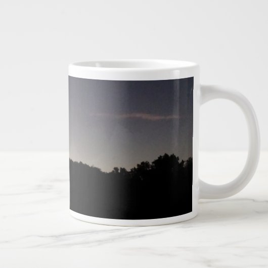 Morgendämmerung Jumbo-Tasse (Rechts)
