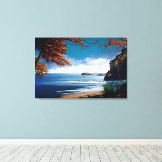 Morgendämmerung Leinwanddruck (Insitu (Holzboden))