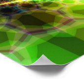 Morgendämmerung - Limon & Gold Emerge Poster (Ecke)