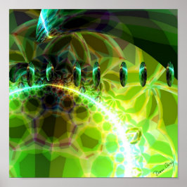 Morgendämmerung - Limon & Gold Emerge Poster