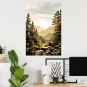Morgendämmerung Poster (Heimbüro)