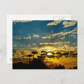 Morgendämmerung über der Mojave-Wüste Postkarte (Vorne/Hinten)