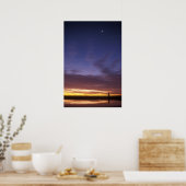 Morgendämmerung über Edgartown Lighthouse Marthas  Poster (Küche)