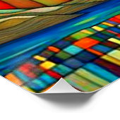 Morgendämmerung über Fjord 9 Poster (Ecke)