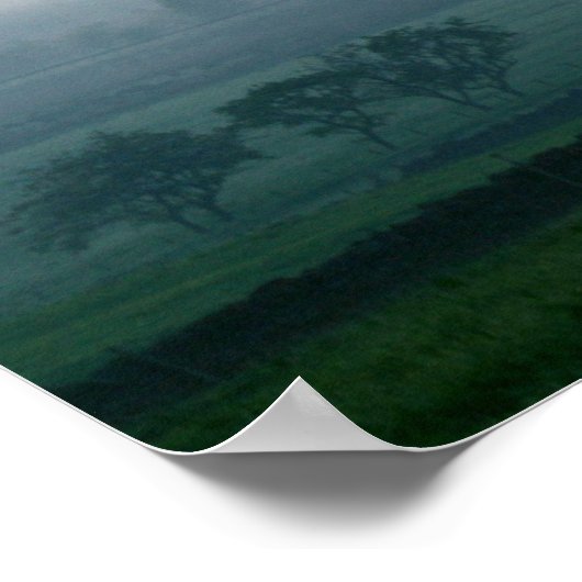 Morgendämmerung über Hadrians Wall Poster (Ecke)