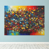 Morgendämmerung über New York farbenprächtig Leinwanddruck (Insitu (Holzboden))