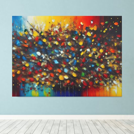 Morgendämmerung über New York farbenprächtig Leinwanddruck (Insitu (Holzboden))