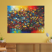 Morgendämmerung über New York farbenprächtig Leinwanddruck (Insitu (Wohnzimmer))