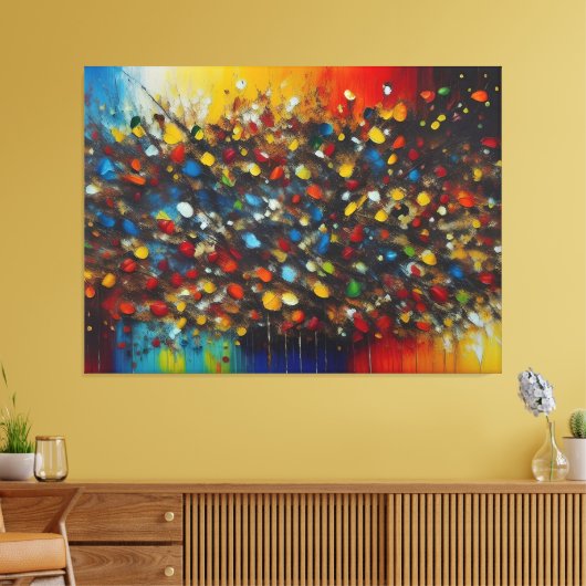 Morgendämmerung über New York farbenprächtig Leinwanddruck (Insitu (Wohnzimmer))