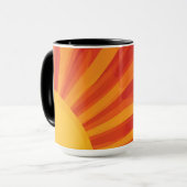 Morgendesign der Sonnenaufgang Tasse (Vorderseite Links)