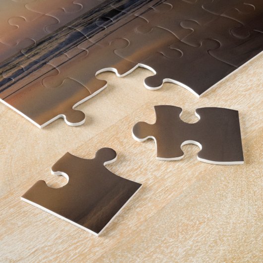 Morgendliche Reflektionen am Cocoa Beach, Florida  Puzzle (Seite)