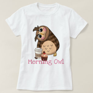 morgendlicher Owl-T - Shirt