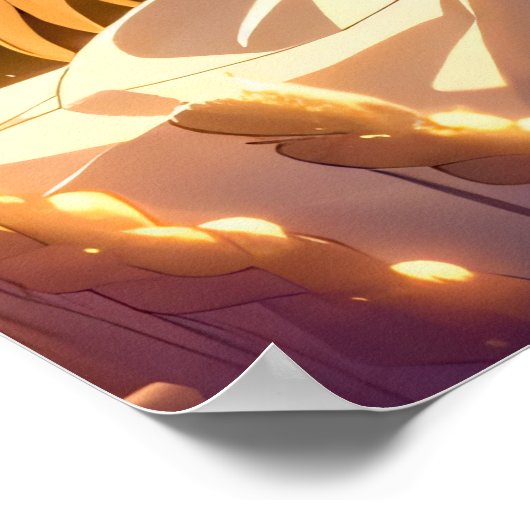 Morgenernte: Anime Fields Poster (Ecke)