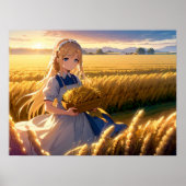 Morgenernte: Anime Fields Poster (Vorne)