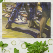 Morgenfang, Hafen Insel Geschirrtuch (Gefaltet)