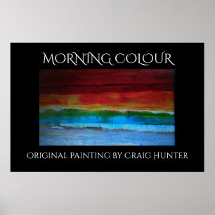 Morgenfarbe Poster