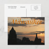 Morgenfarben Postkarte (Vorne/Hinten)