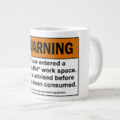 Morgenfluffel-Tasse Jumbo-Tasse (Vorderseite Rechts)