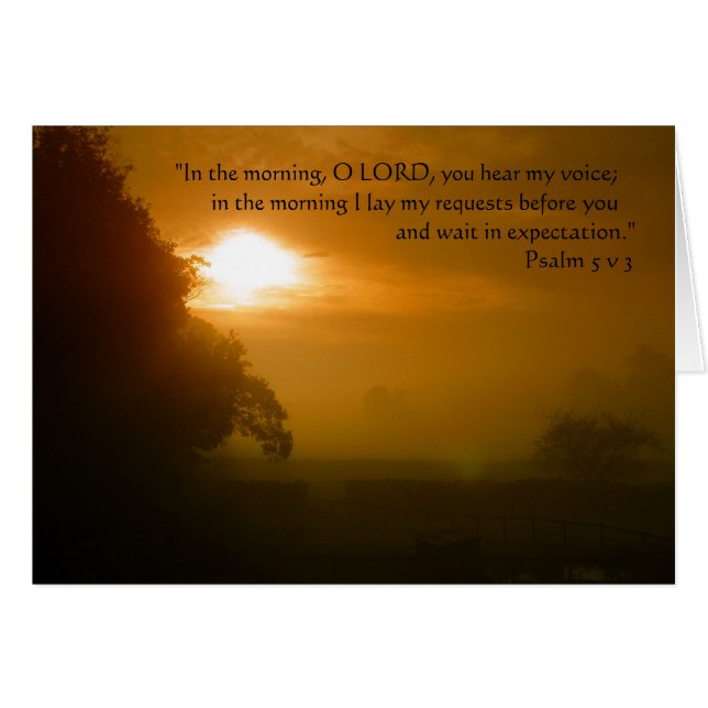 Morgengebet | (Vorderseite (Horizontal))