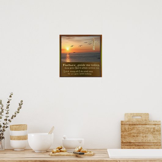 Morgengebet-Poster Poster (Küche)