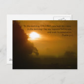 Morgengebet | postkarte (Vorne/Hinten)