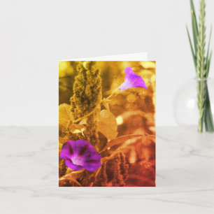 Morgengläser Schwarzweißkarte Dankeskarte