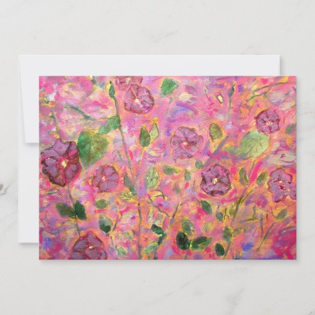 Morgenglorien blühen (Vorderseite)