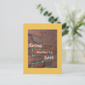 Morgengras Postkarte (Stehend Vorderseite)