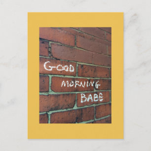 Morgengras Postkarte