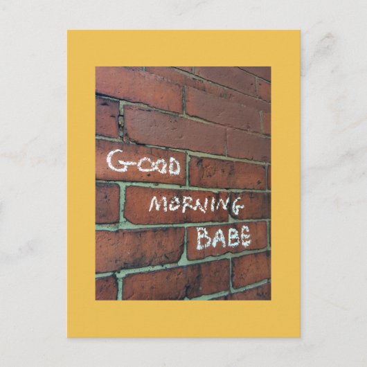 Morgengras Postkarte (Vorderseite)