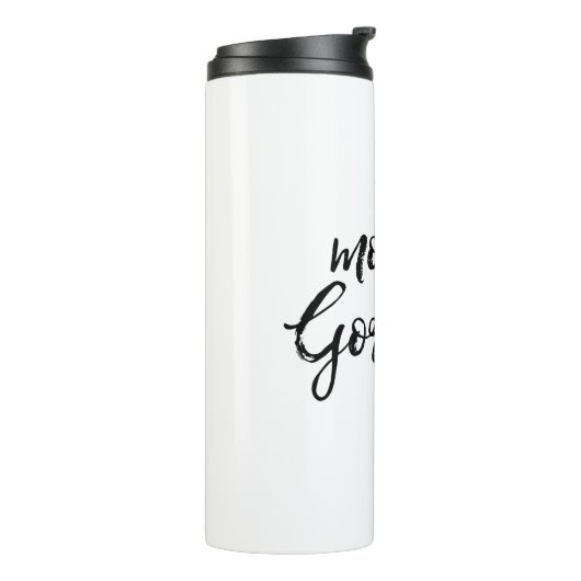 Morgengraue Thermosbecher (Nach links gedreht)