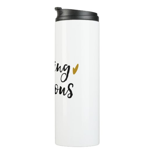 Morgengraue Thermosbecher (Nach rechts gedreht)