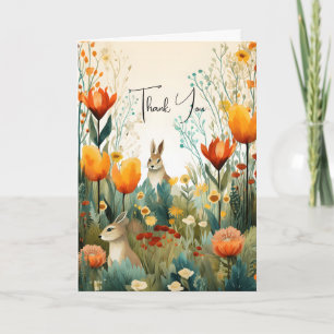 Morgengrauen Blume geklappt Dankeschön Karte